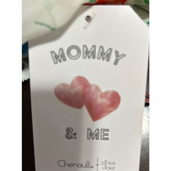 Chenault Pink & Violet Mommy & Me Floral Dress Women's Large - Picture 5 of 6